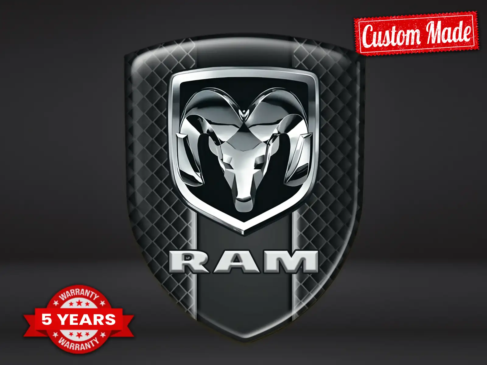 Dodge Autocollants Fenêtre Sur Mesure Limité Qualité